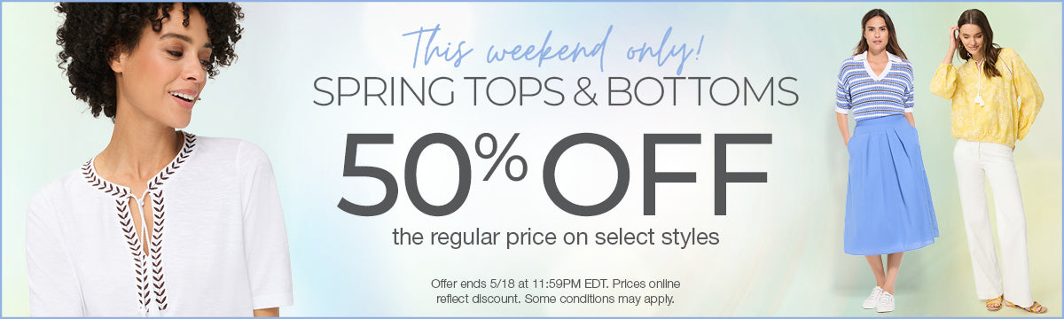 Spring Tops & Bottoms Event