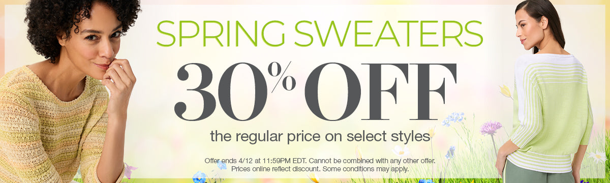 Spring Sweater Event