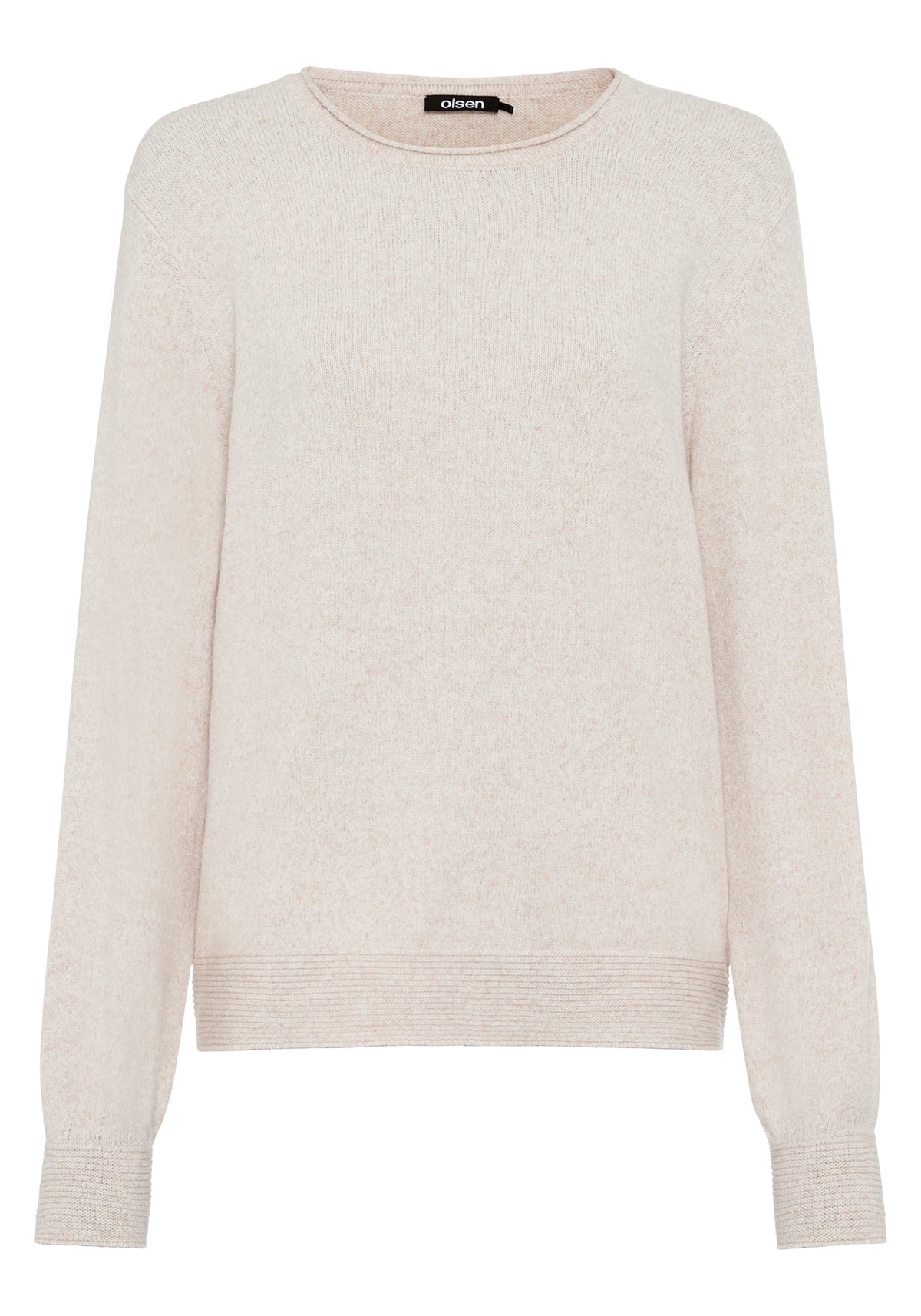 Pull en maille mélangée