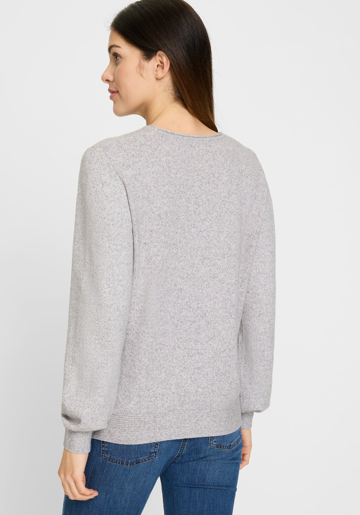 Pull en maille mélangée