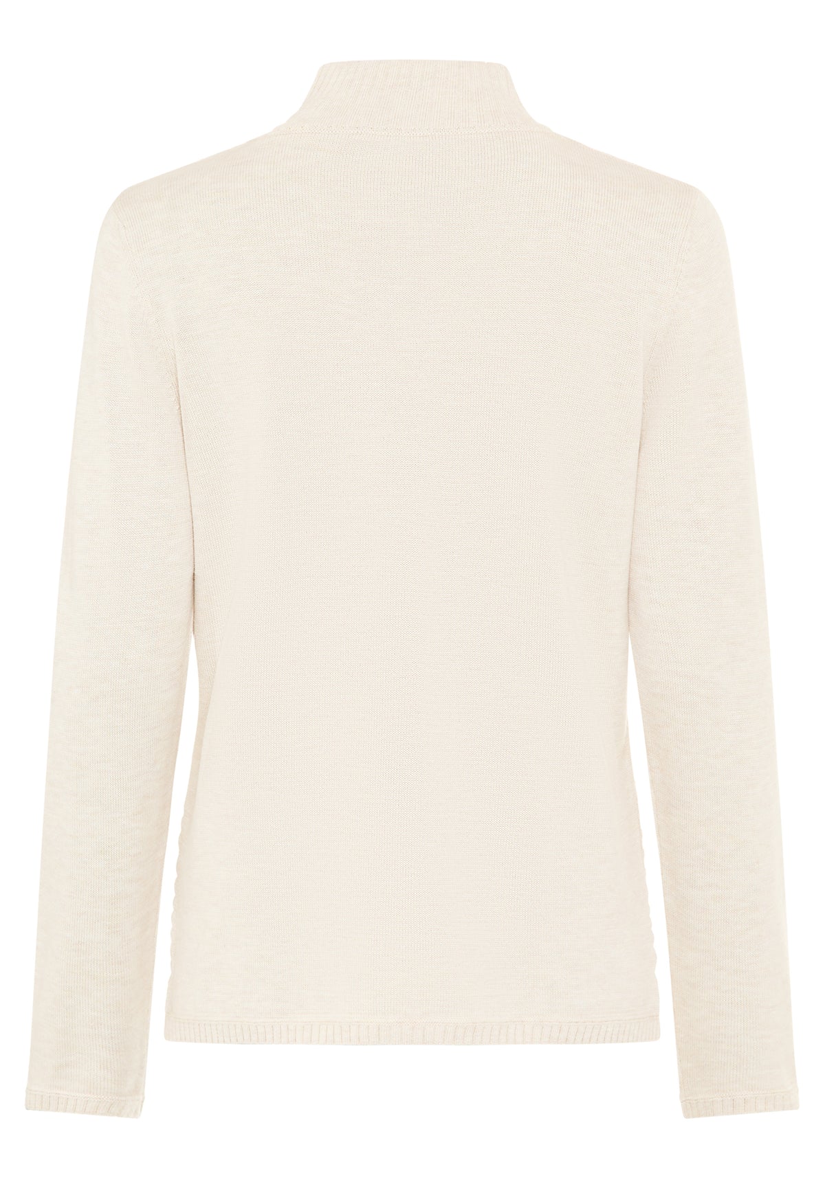 Cardigan zippé en tricot côtelé