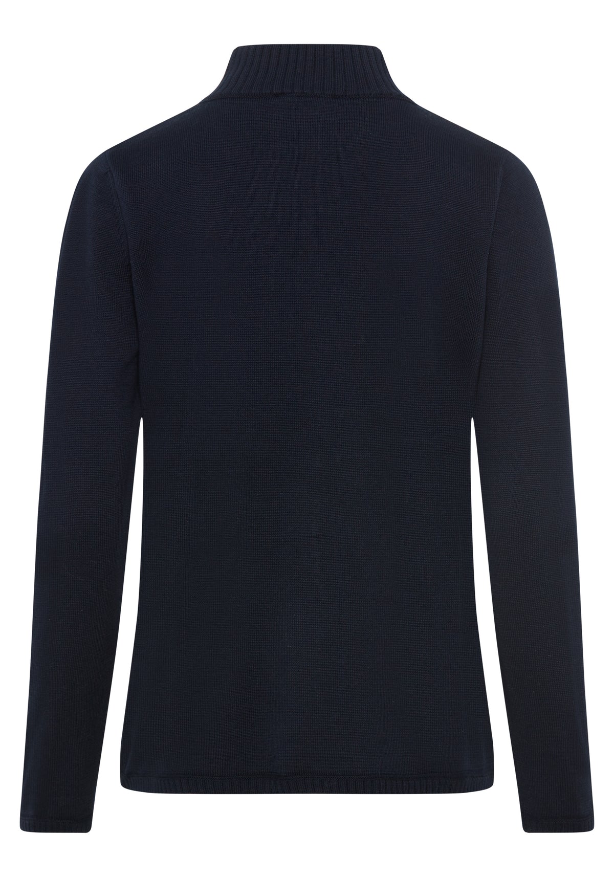 Cardigan zippé en tricot côtelé
