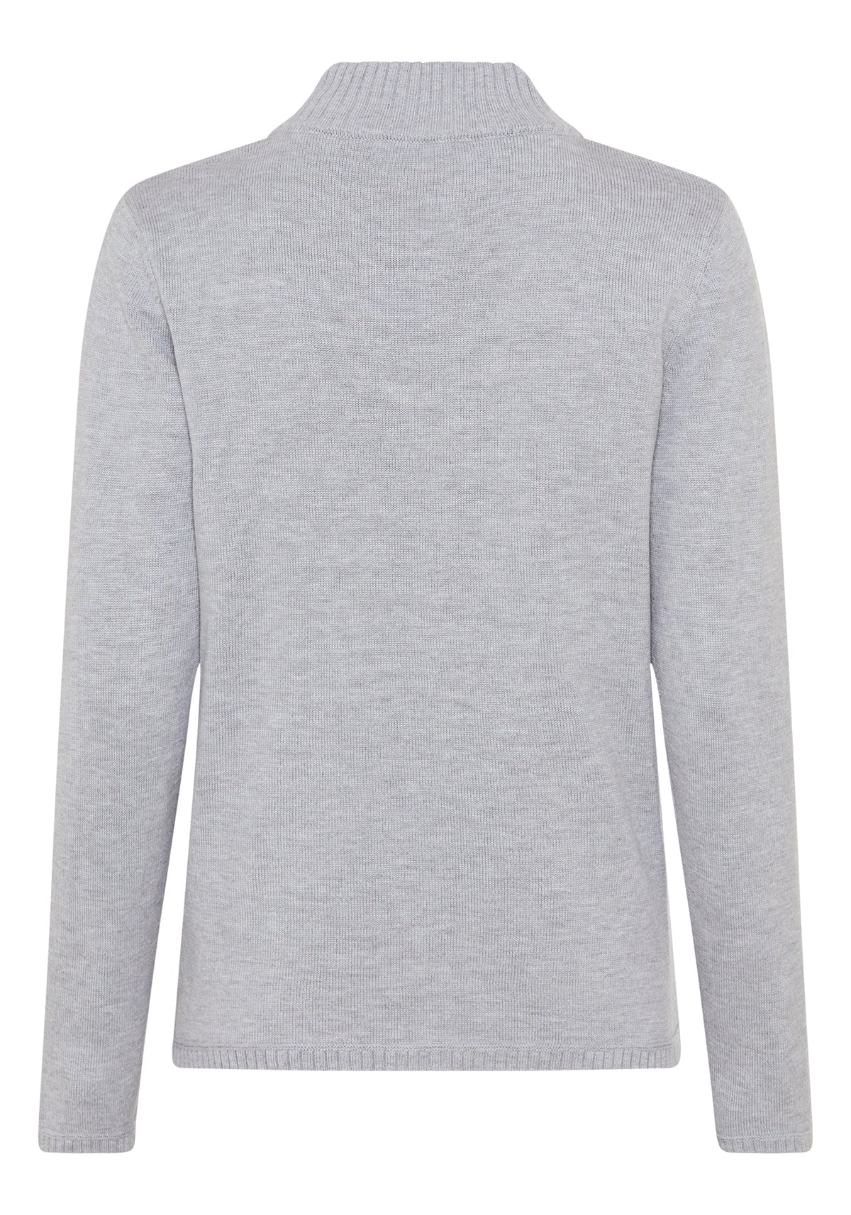 Cardigan zippé en tricot côtelé