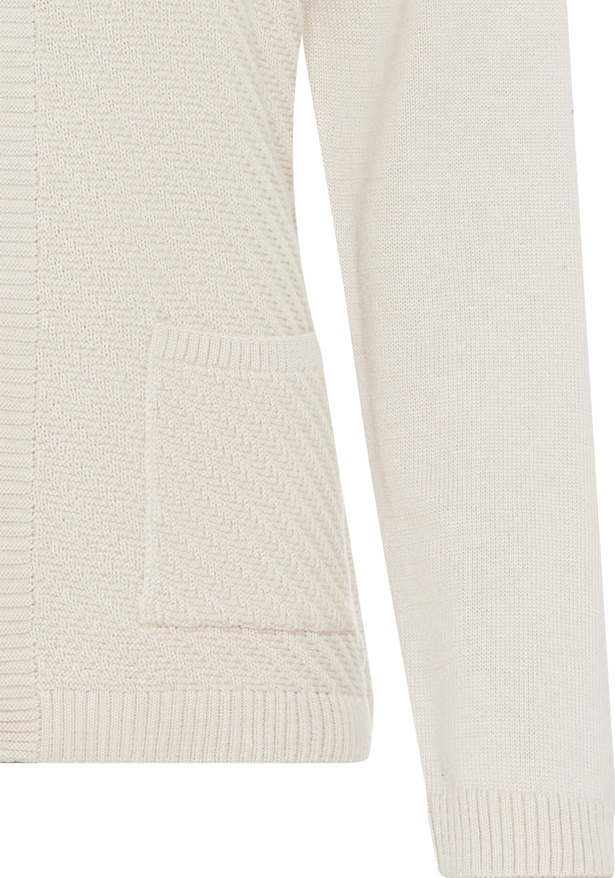 Zip Front Mock Neck Cardigan