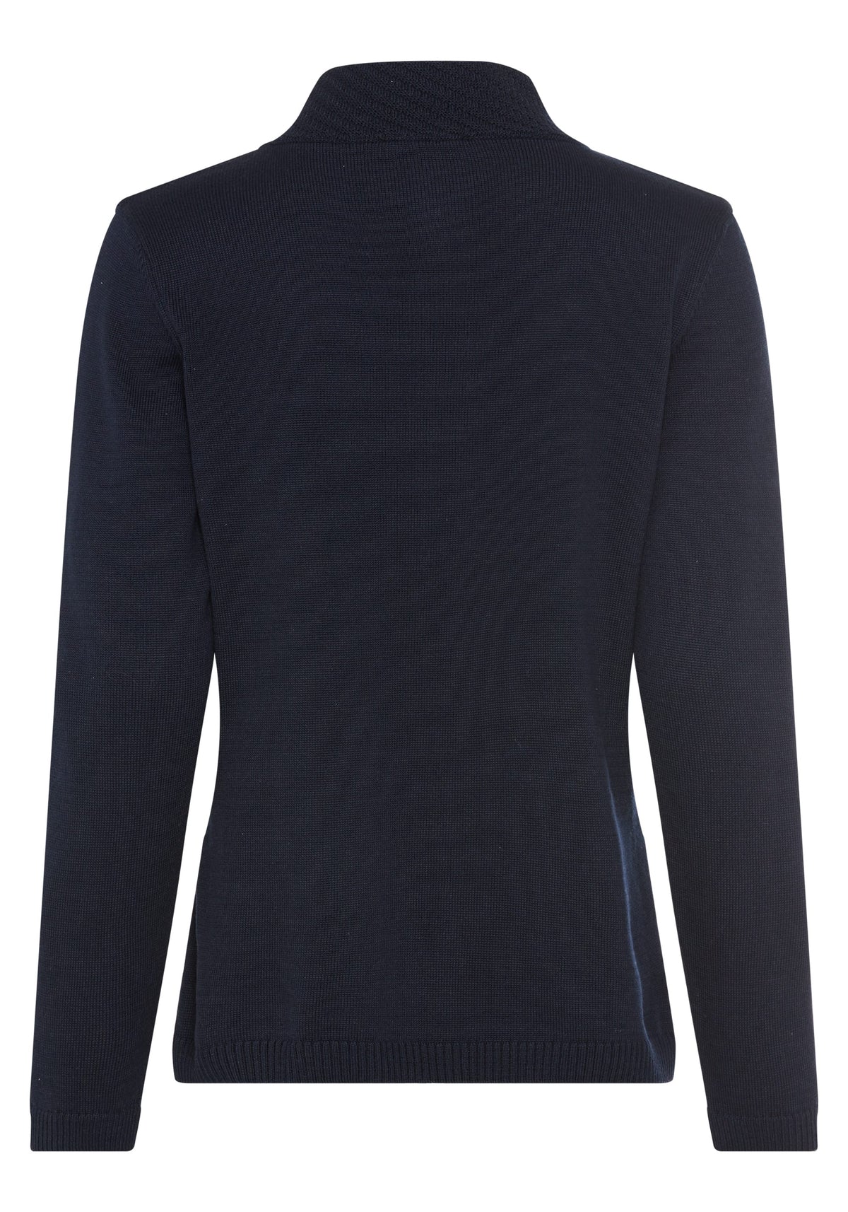 Zip Front Mock Neck Cardigan