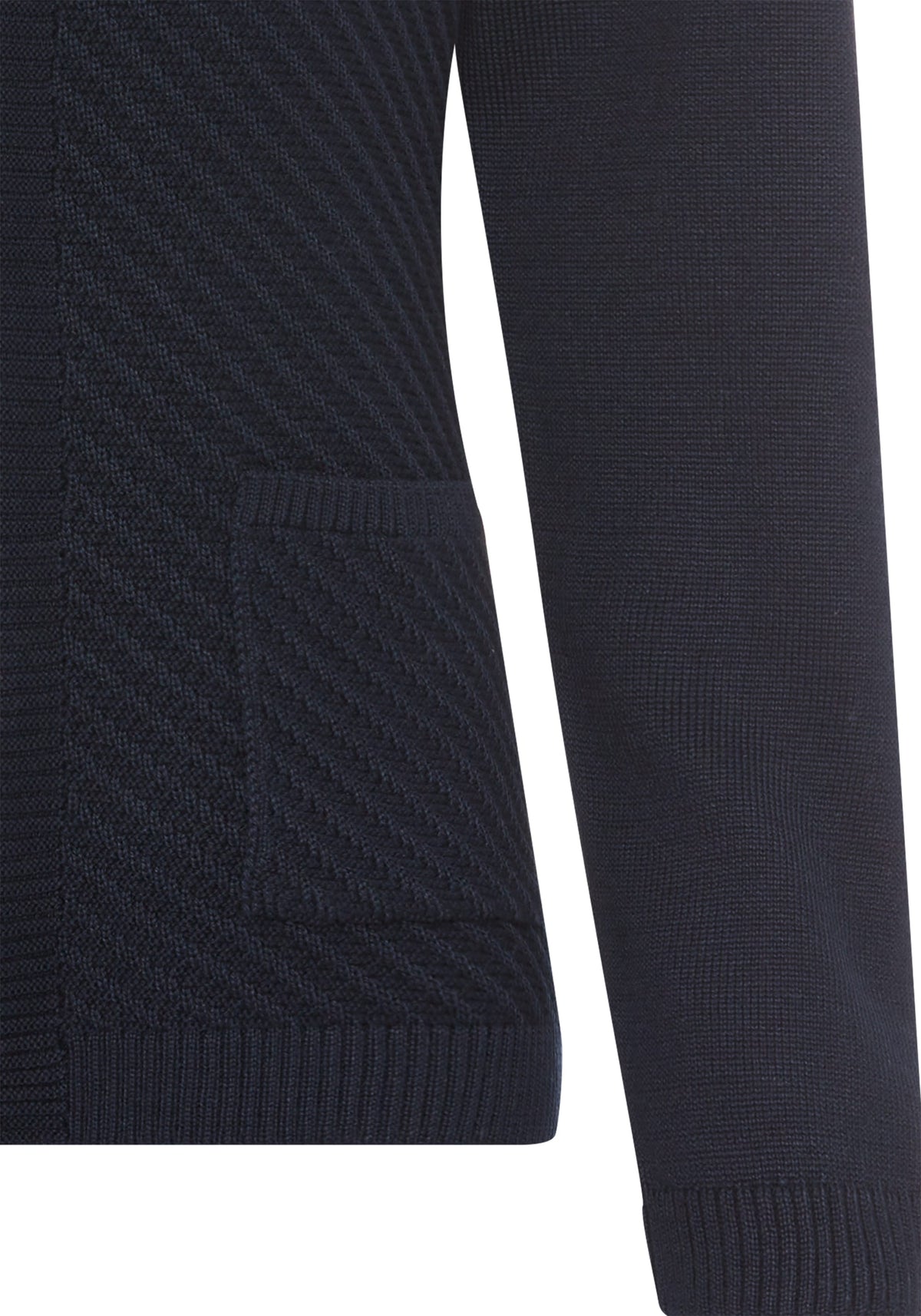 Zip Front Mock Neck Cardigan