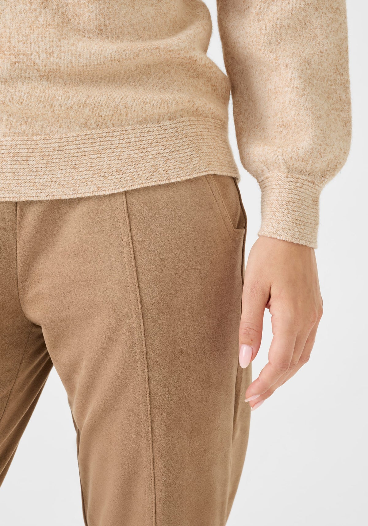 Pull en maille mélangée