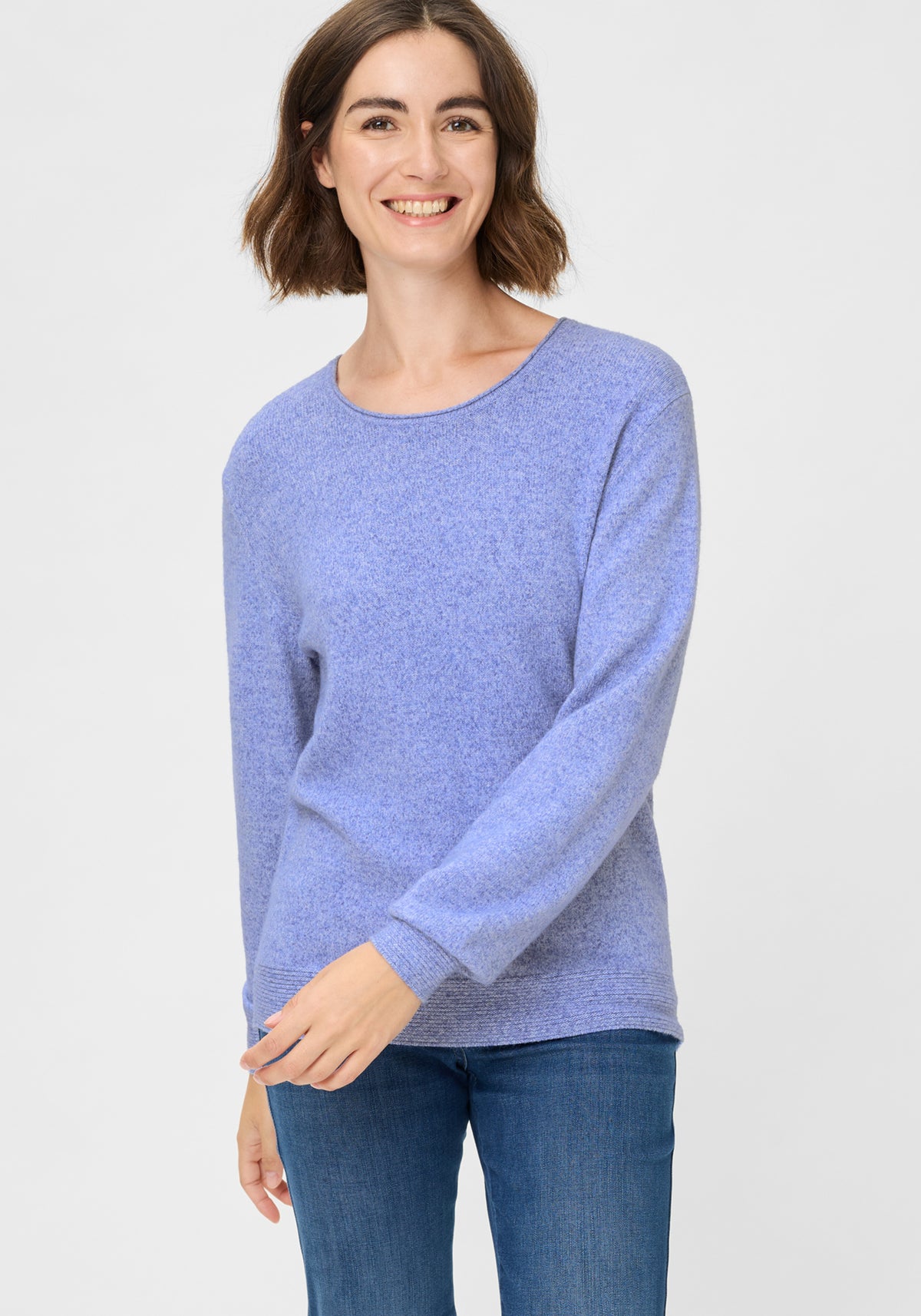Pull en maille mélangée