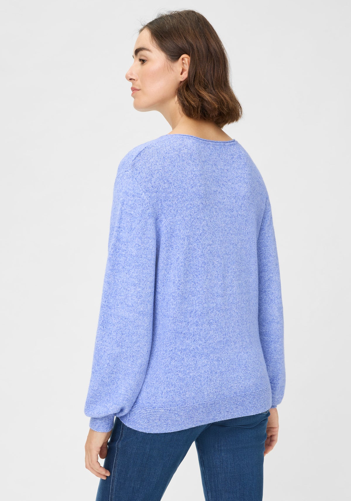 Pull en maille mélangée