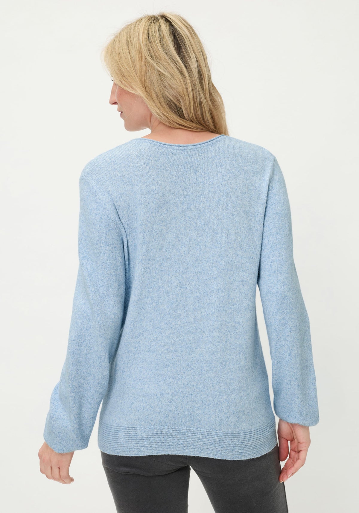 Mélange Knit Sweater