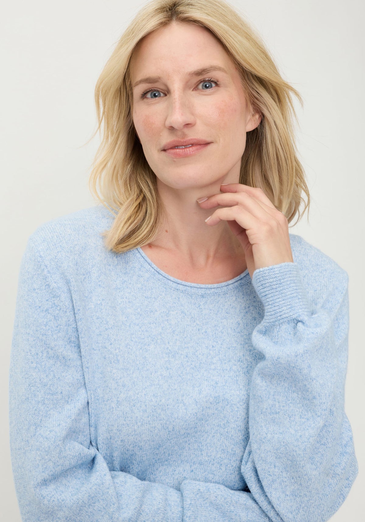 Mélange Knit Sweater