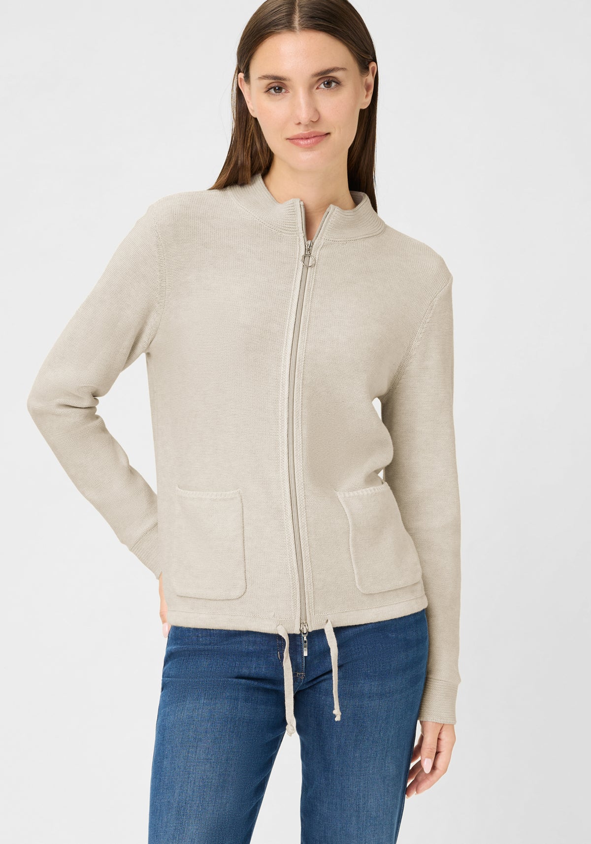 Zip Front Cardigan
