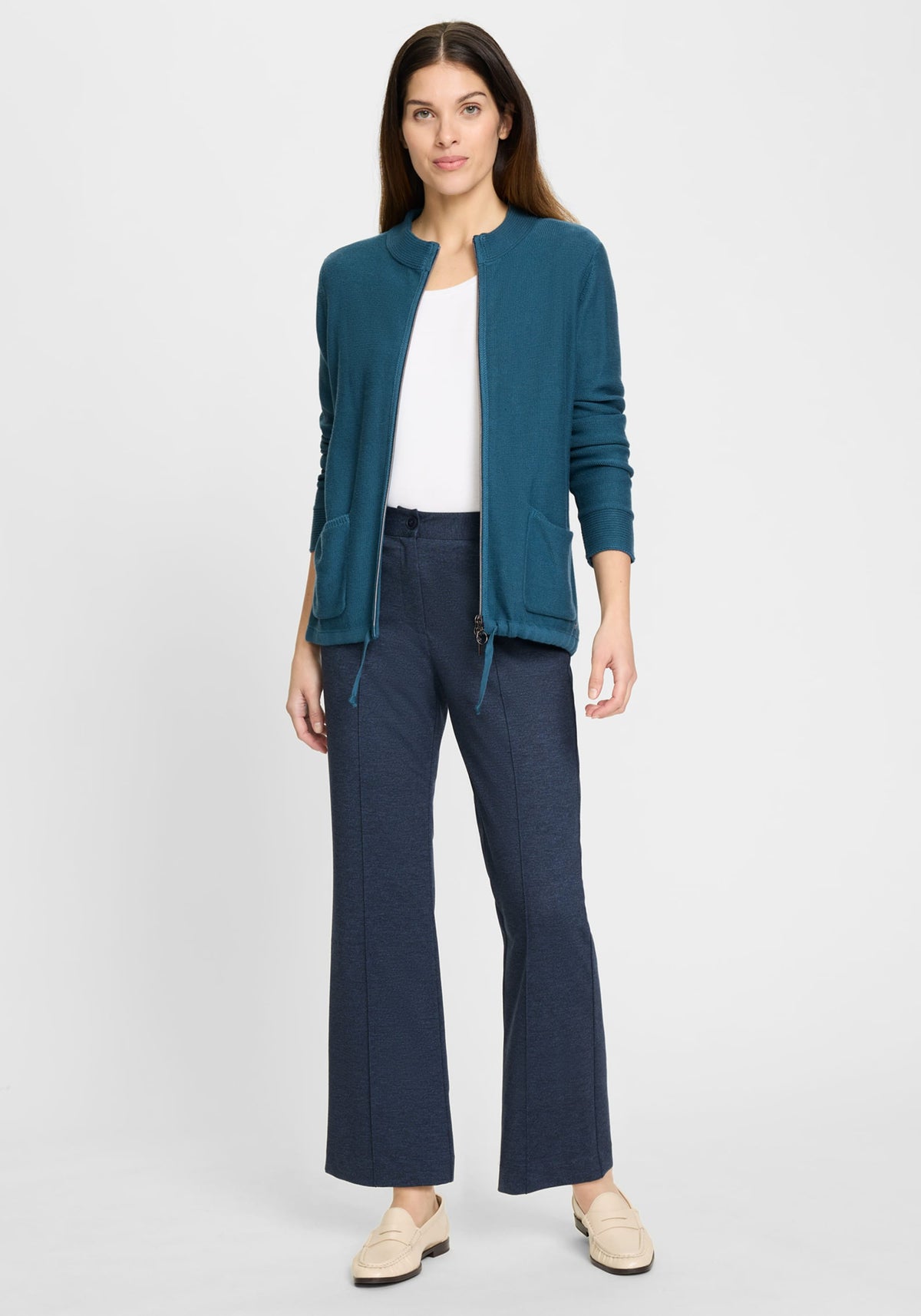 Zip Front Cardigan