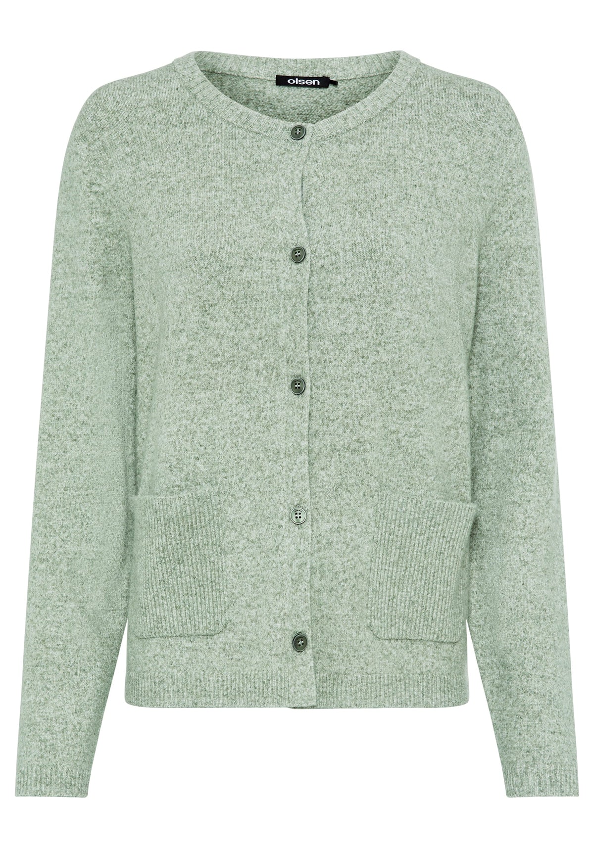 Melange Yarn Cardigan