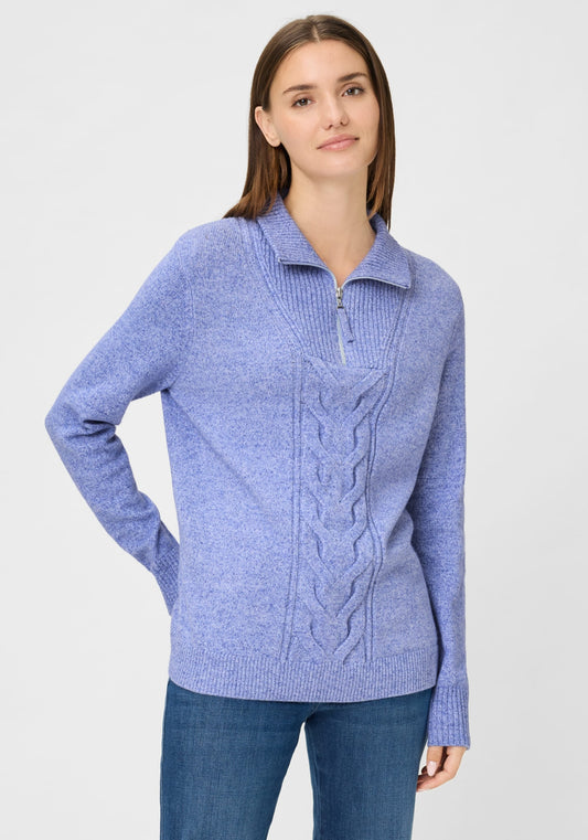 Pull à col roulé 1/4 zippé