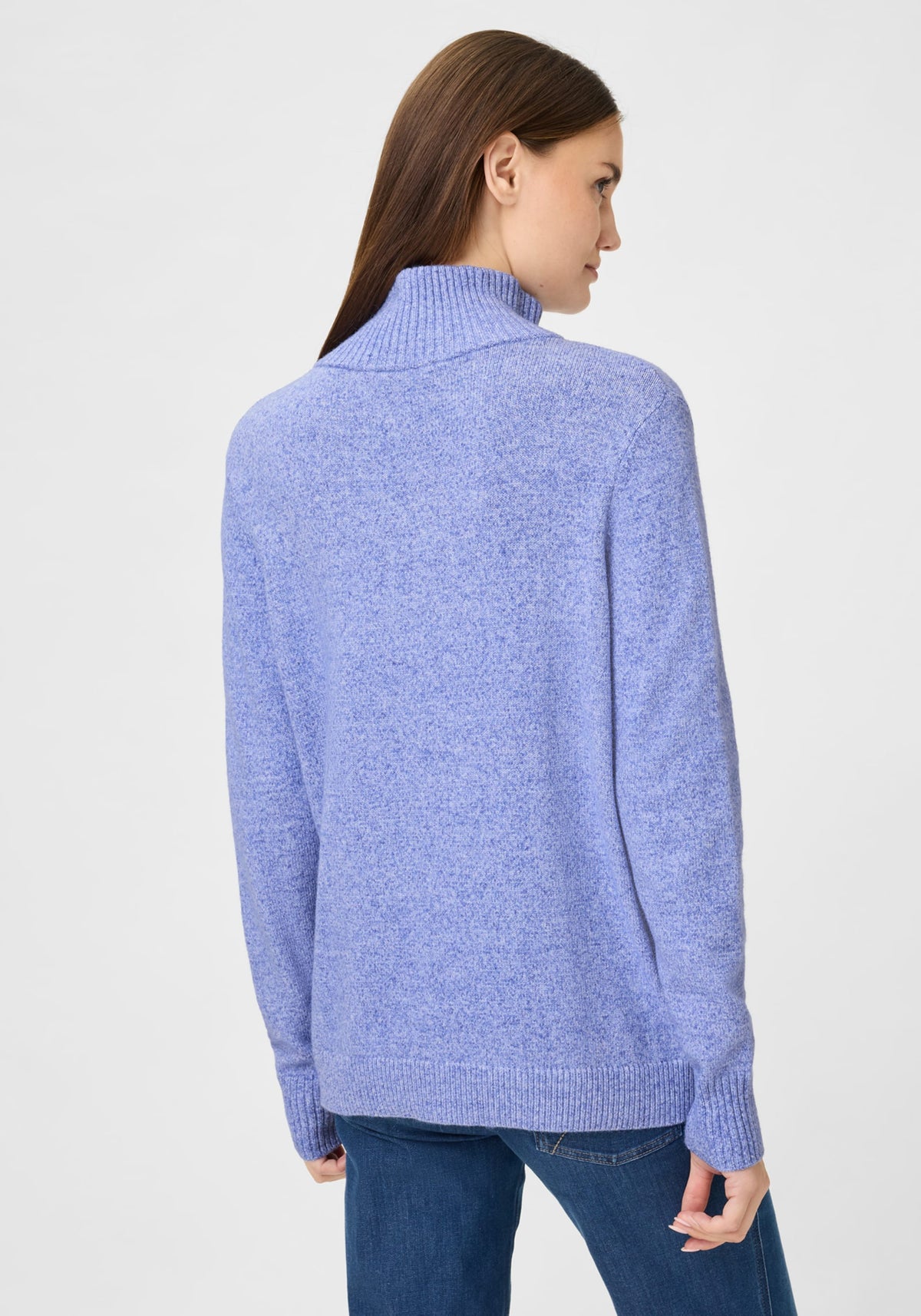 1/4 Zip Mock Neck Sweater