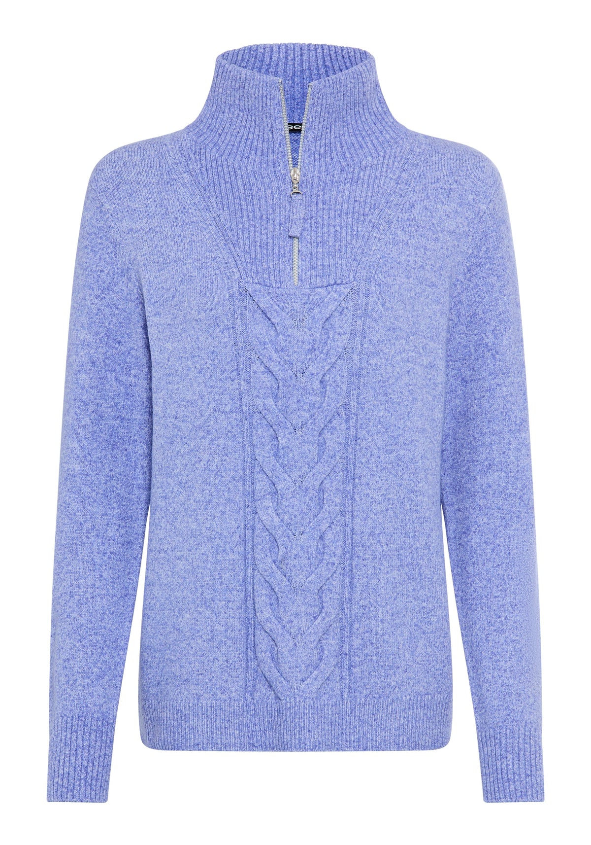 1/4 Zip Mock Neck Sweater