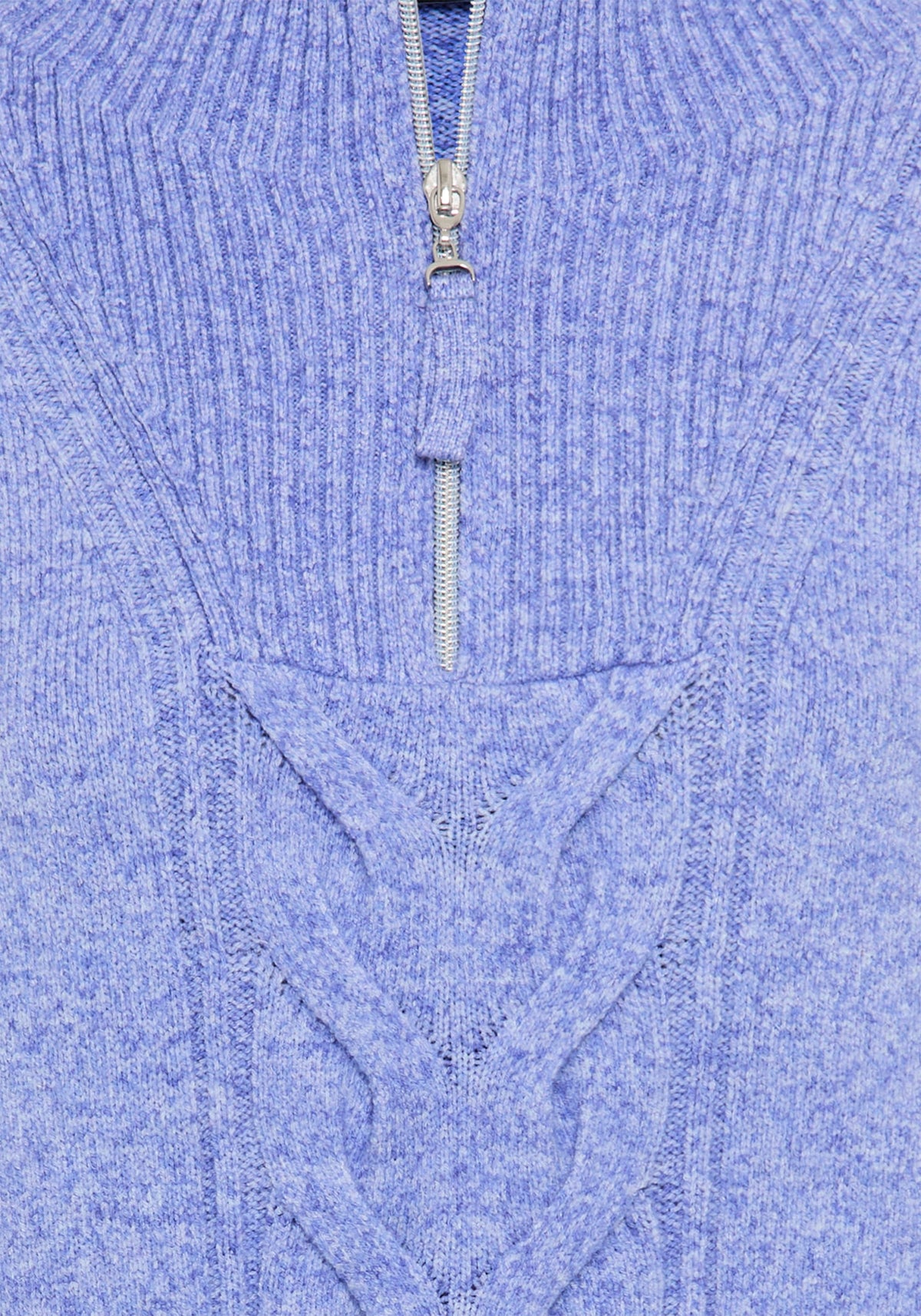 1/4 Zip Mock Neck Sweater