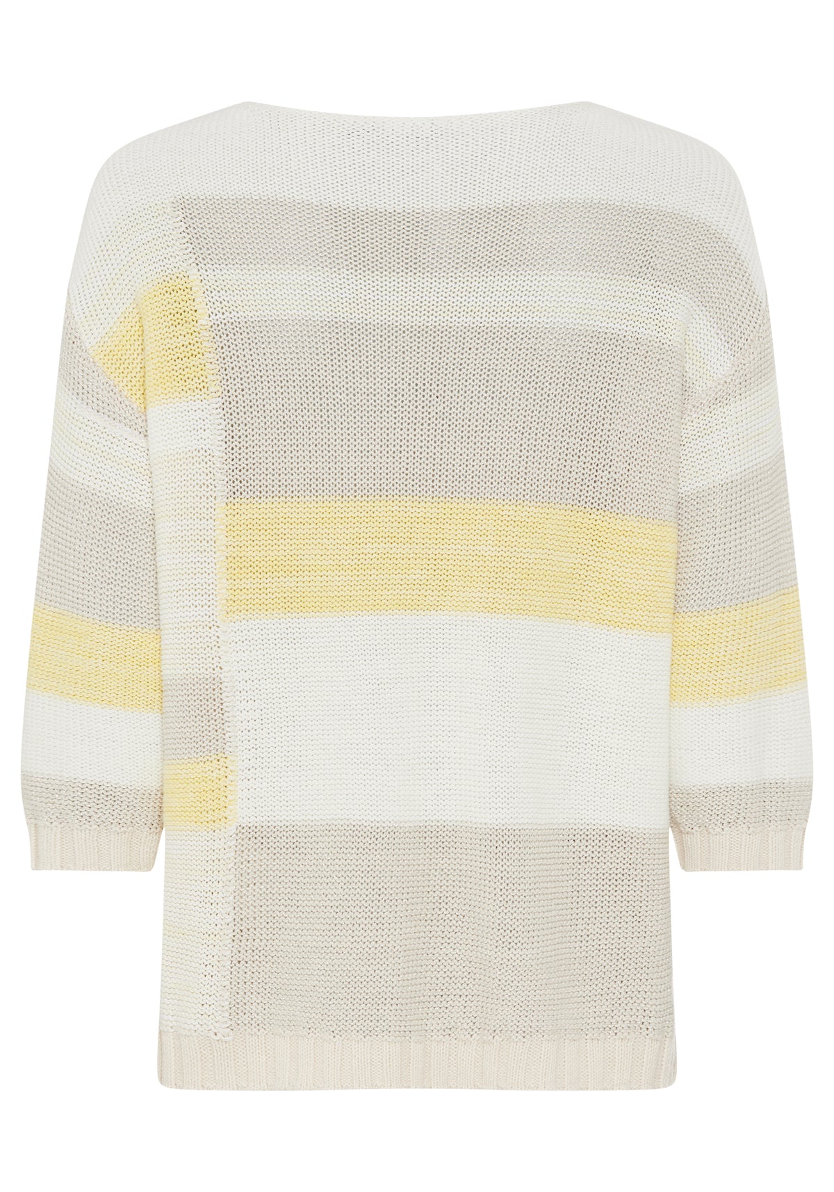Colour Block Boat Neck Sweater
