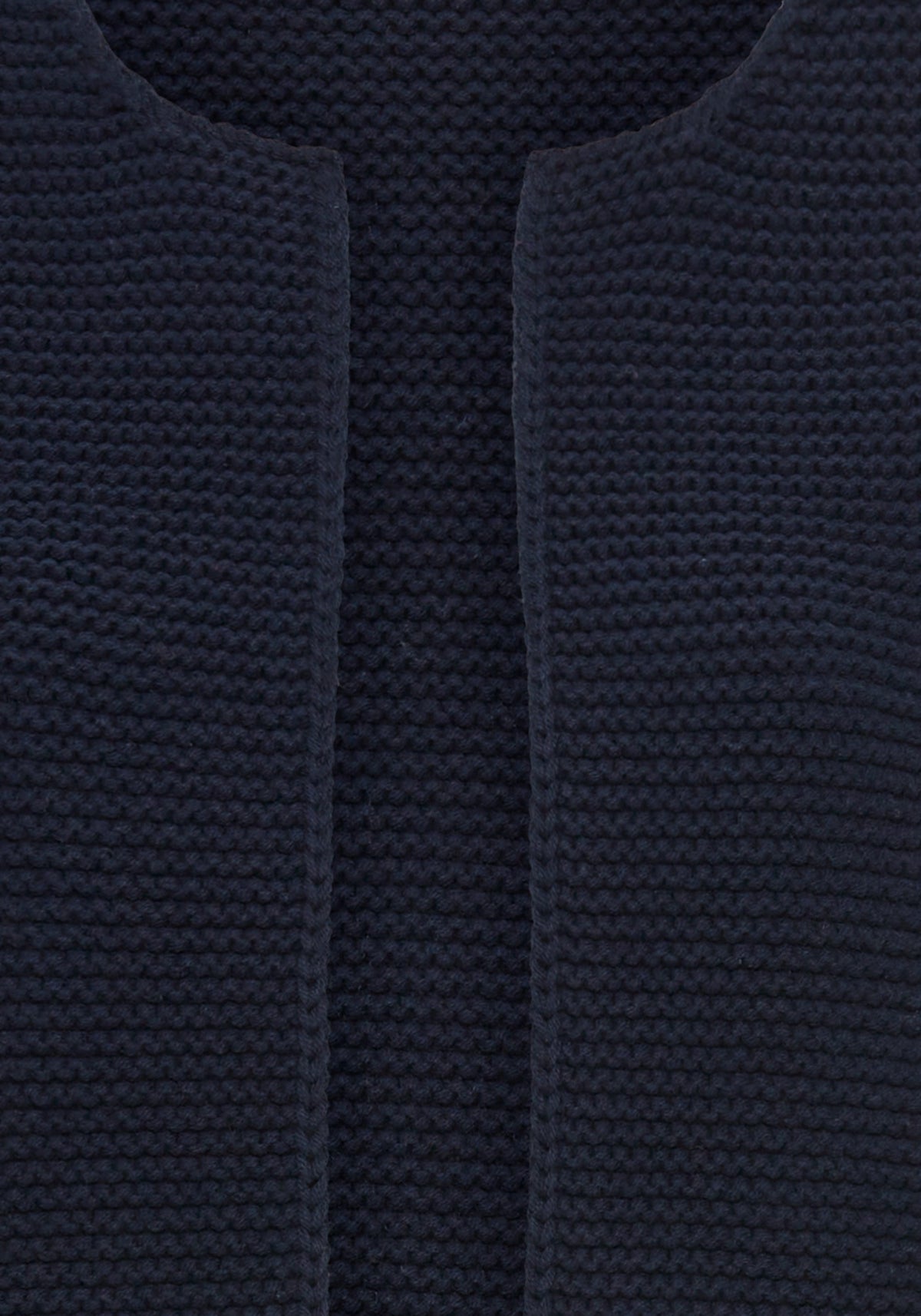 Gilet pull-over croisé en coton mélangé