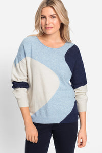 Pull à motif abstrait