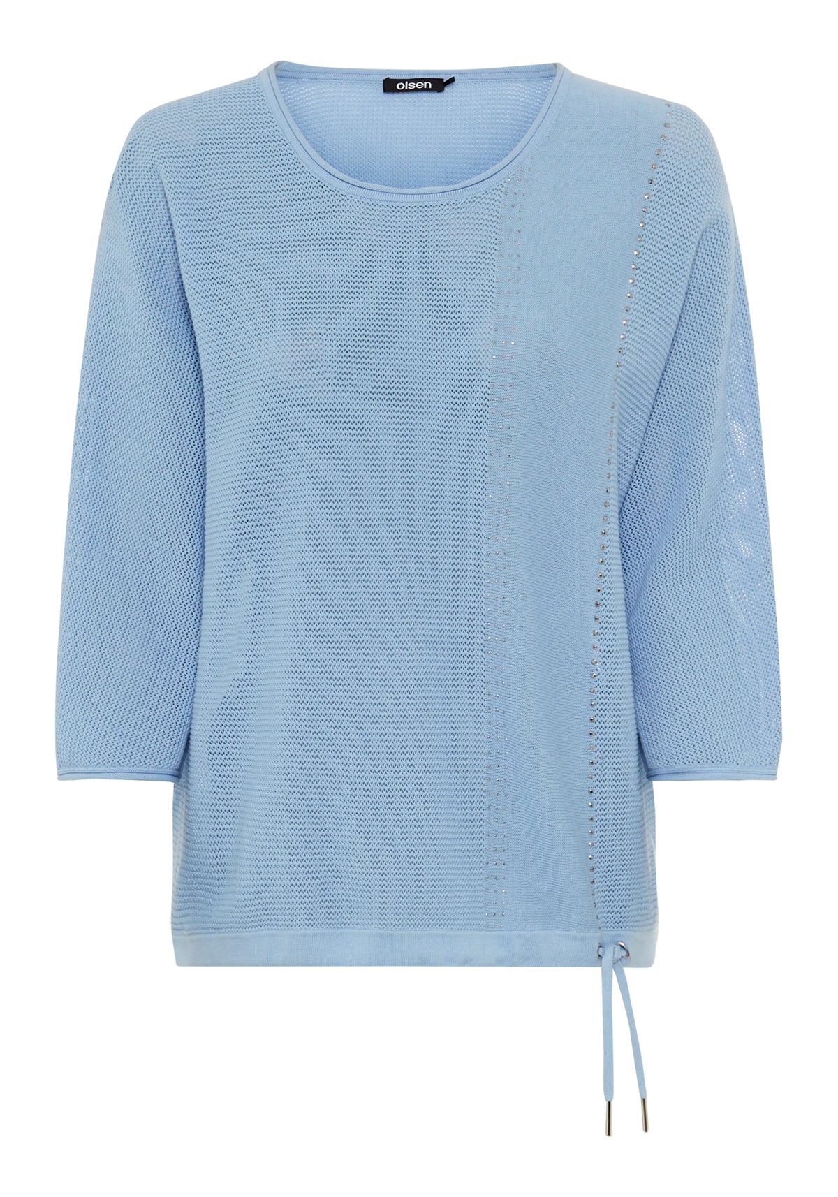 Multi-Knit Embellished Shirt
