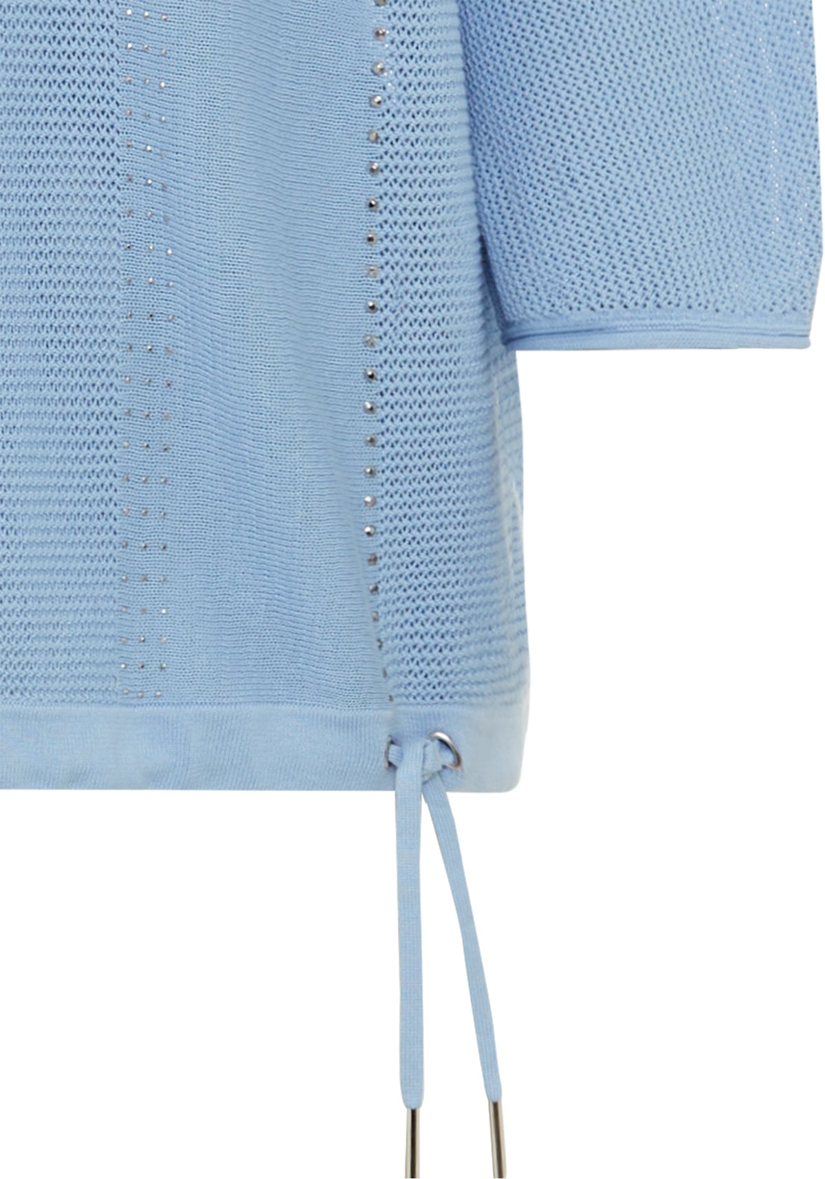 Multi-Knit Embellished Shirt