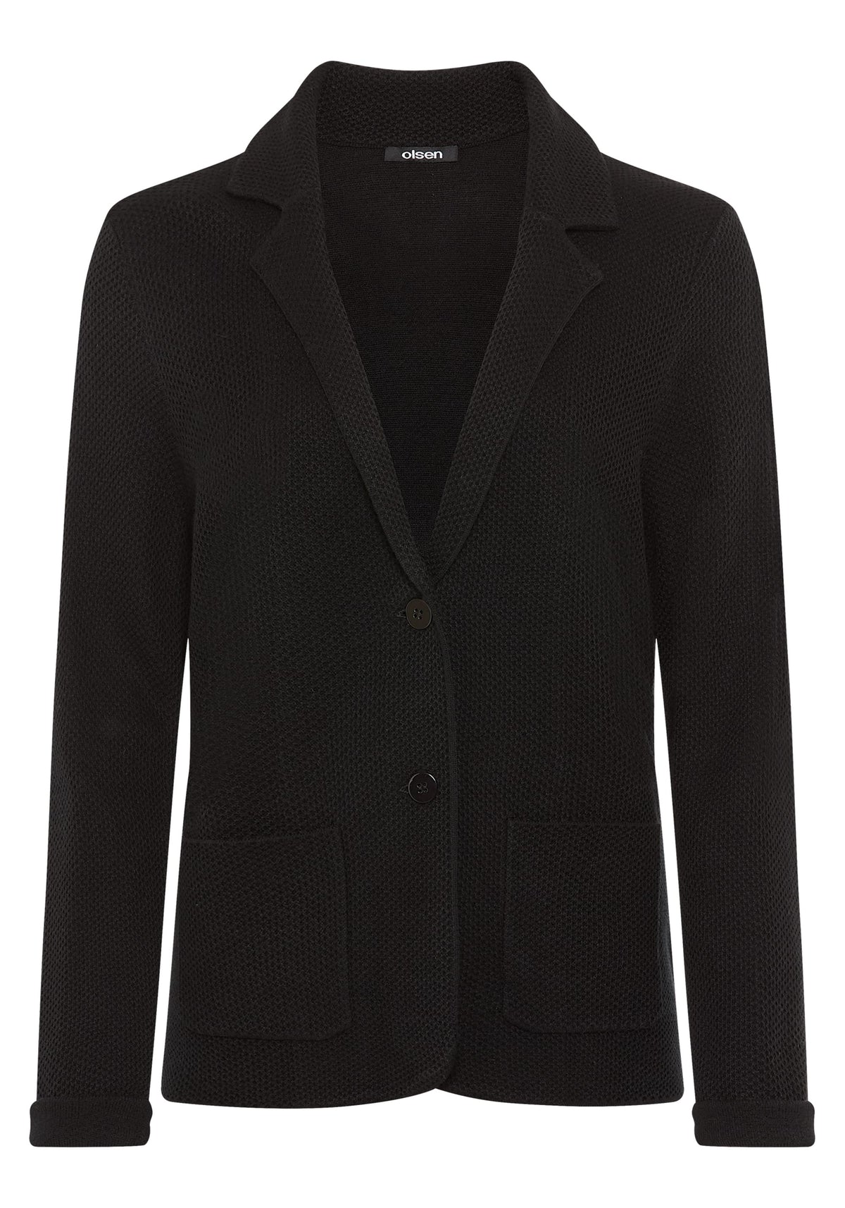 Merino Wool Blend Blazer
