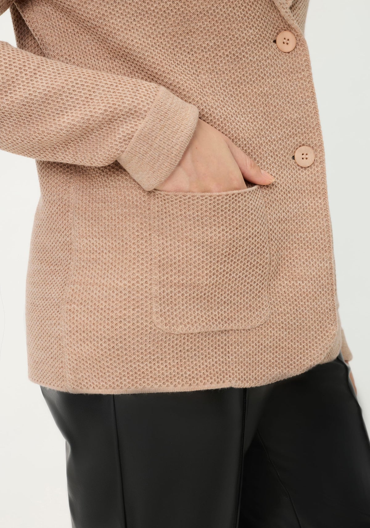 Merino Wool Blend Blazer