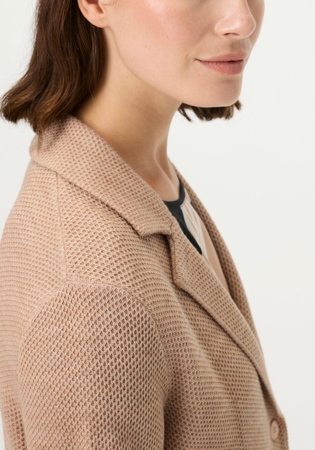 Merino Wool Blend Blazer