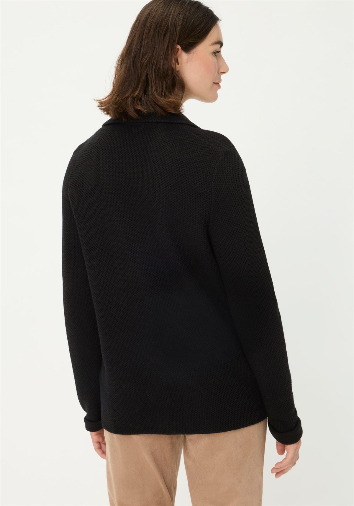 Merino Wool Blend Blazer