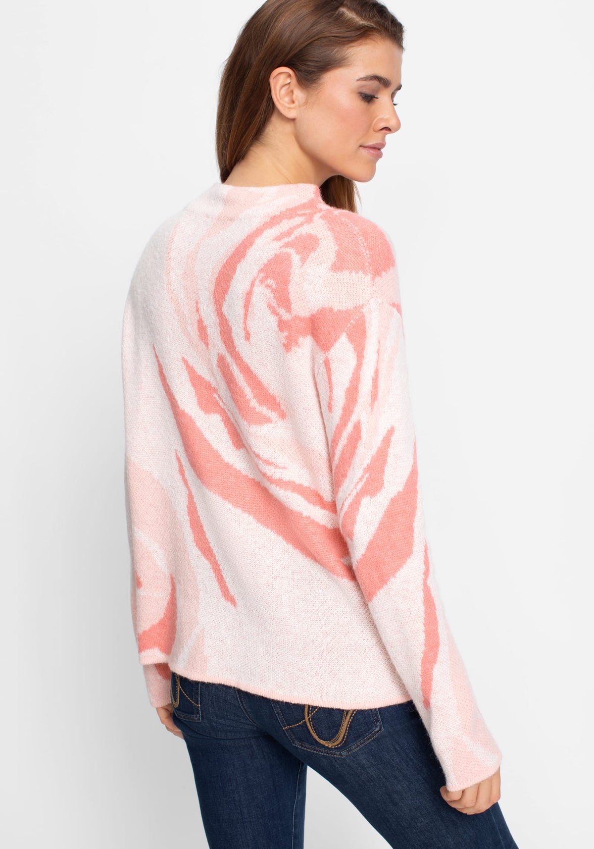Abstract Rose Pullover