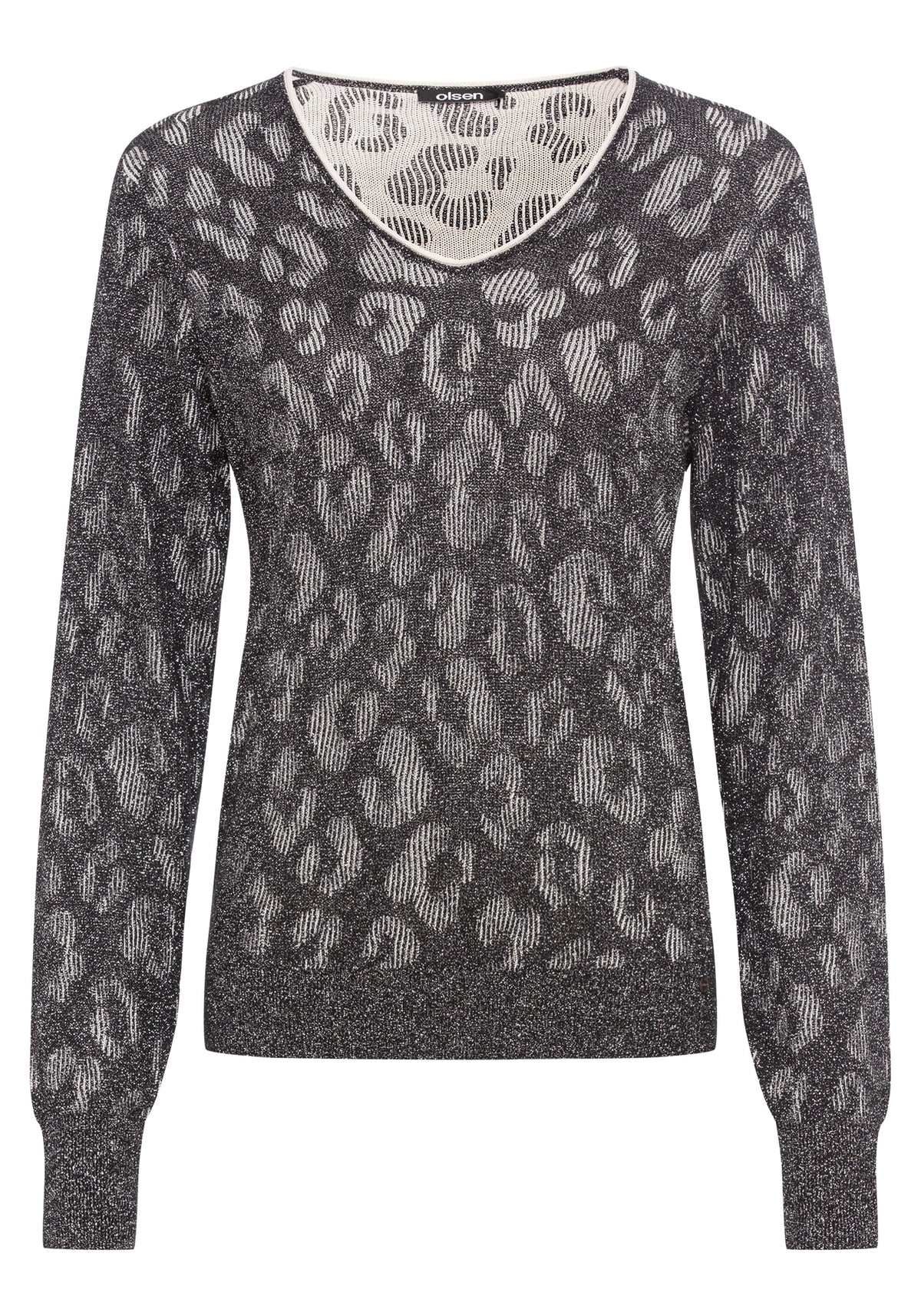 Sparkle Intarsia Leo Pullover