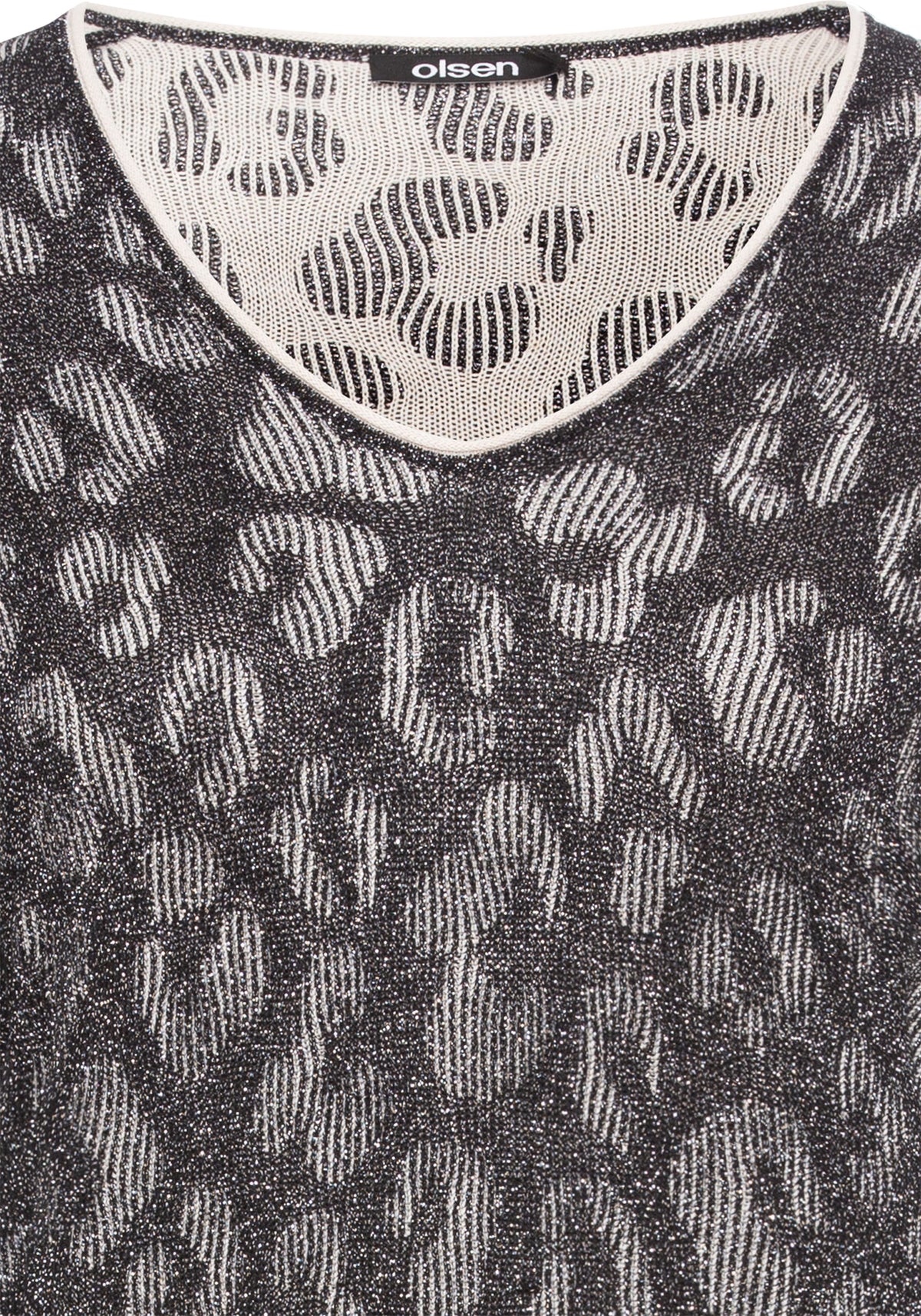 Sparkle Intarsia Leo Pullover
