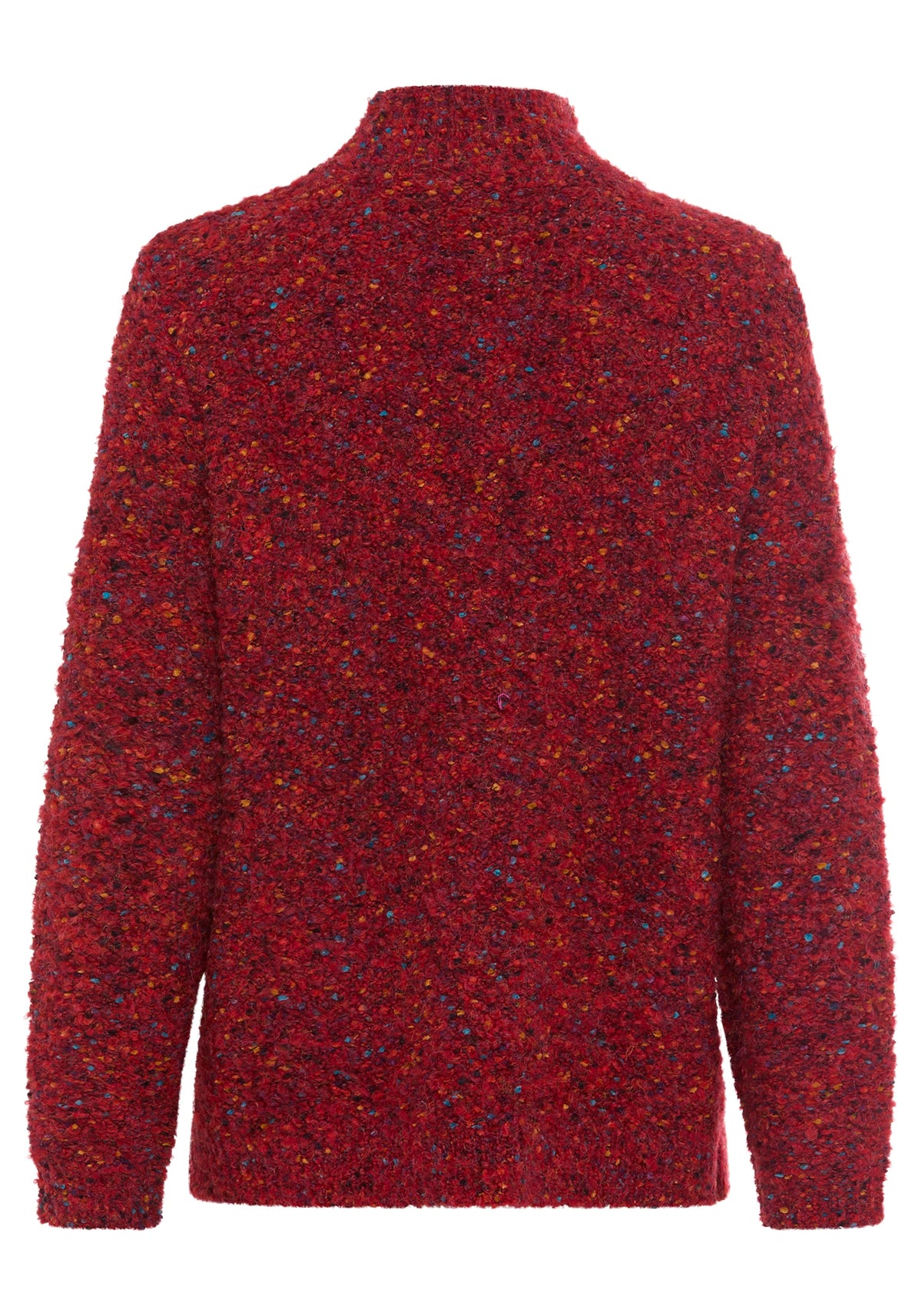 Pull bouclé multicolore