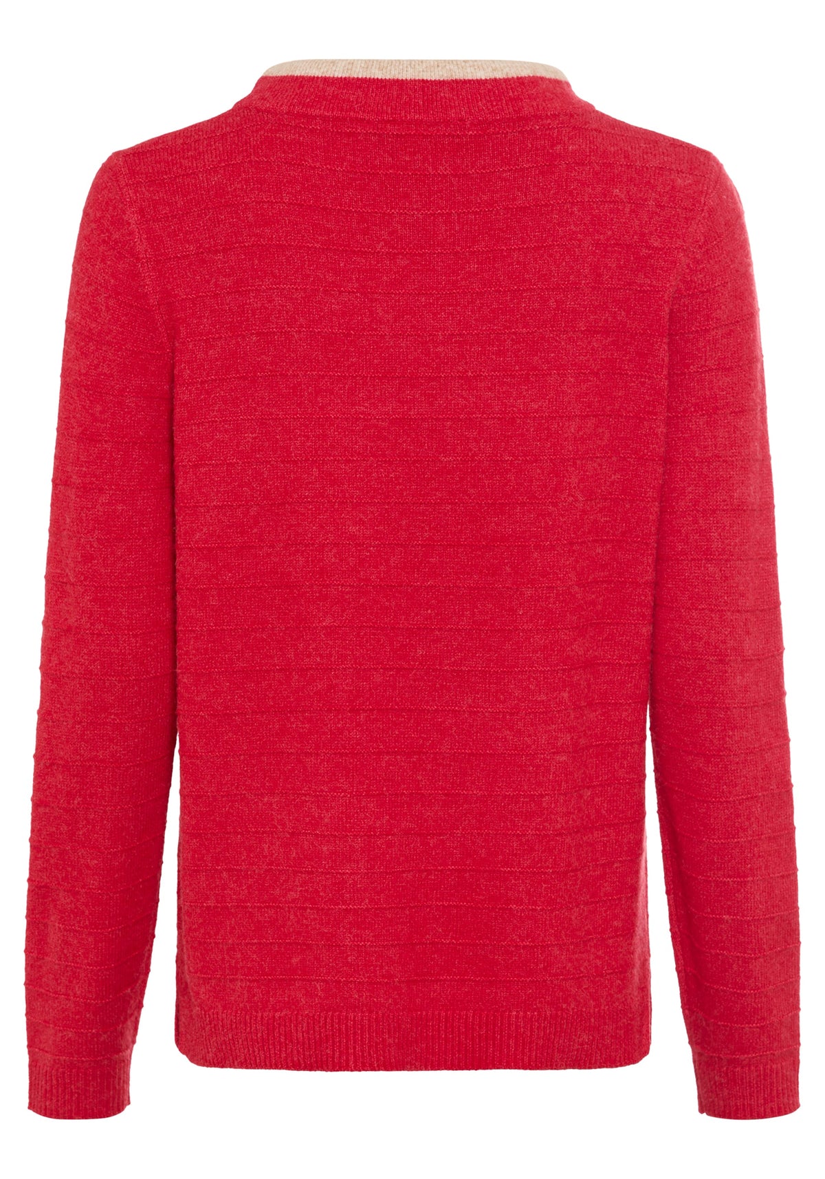 Drawstring Neck Mélange Sweater