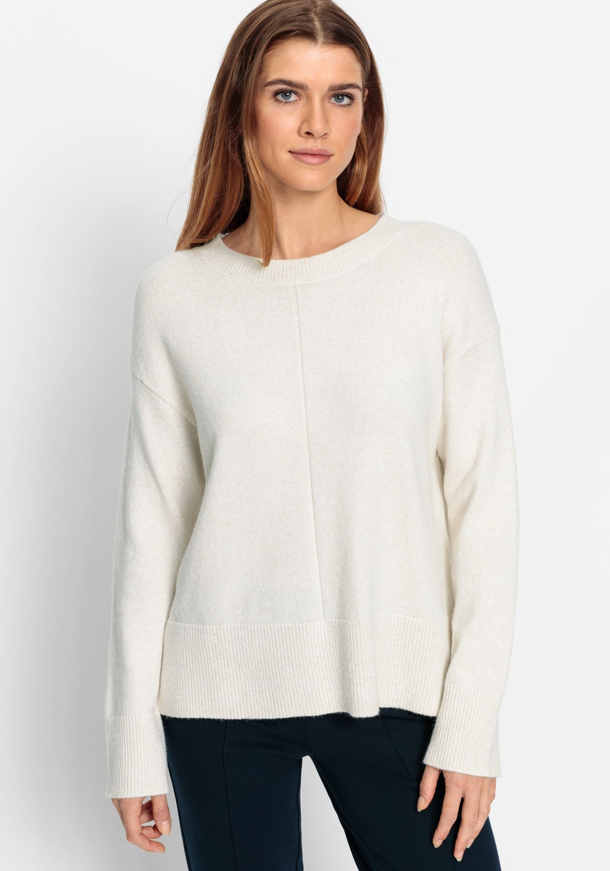 Solid Melange Sweater