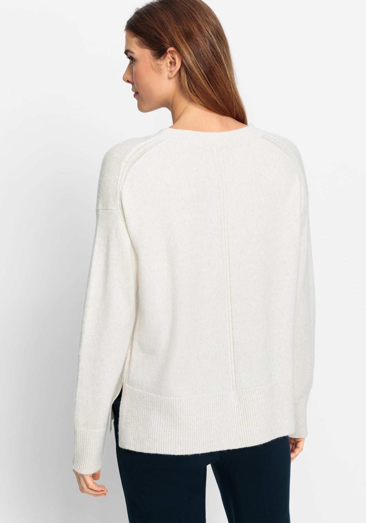 Solid Melange Sweater