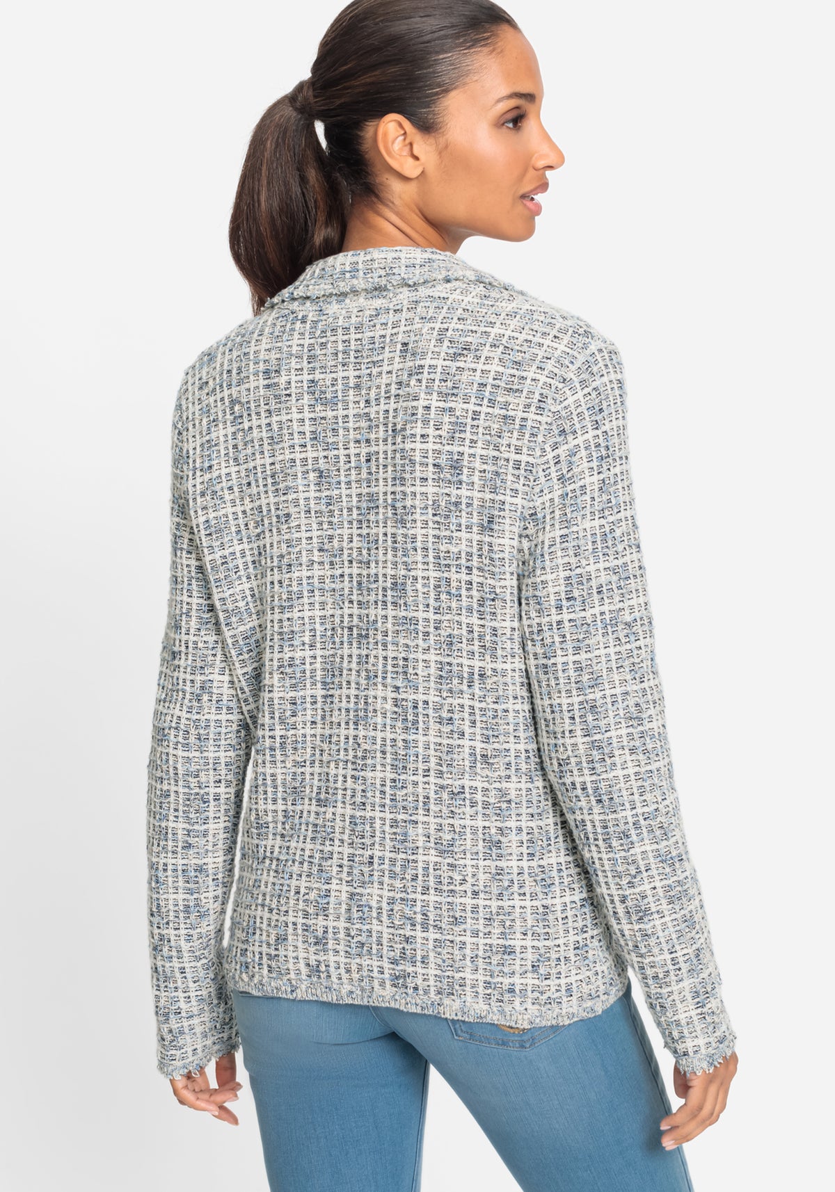Tweed Knit Jacket
