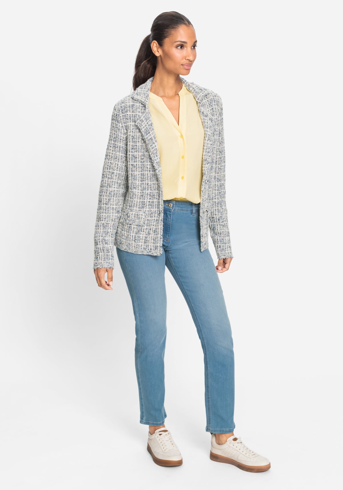 Tweed Knit Jacket