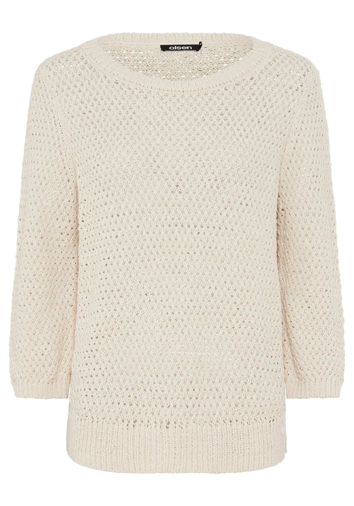 Lattice Open Knit Pullover