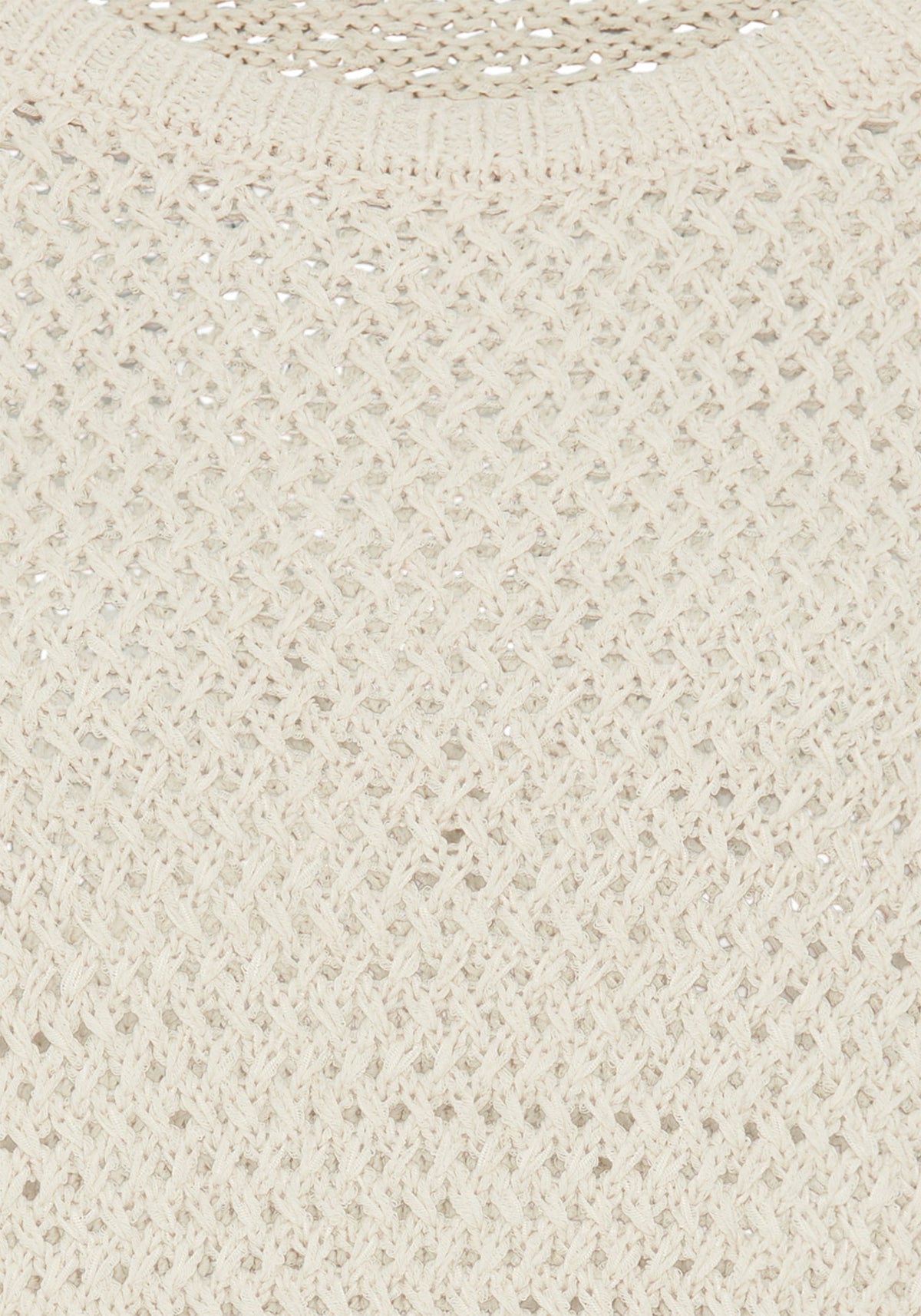 Lattice Open Knit Pullover