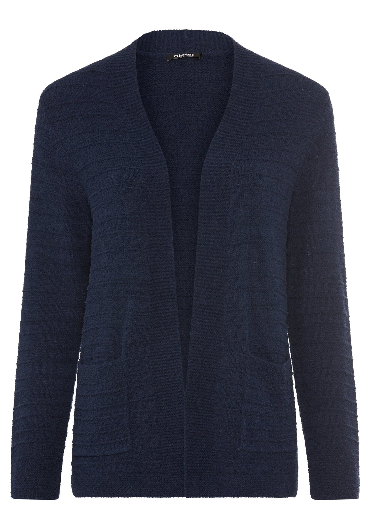 Rib Knit Open Front Cardigan