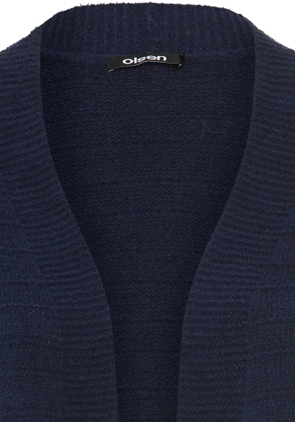 Rib Knit Open Front Cardigan