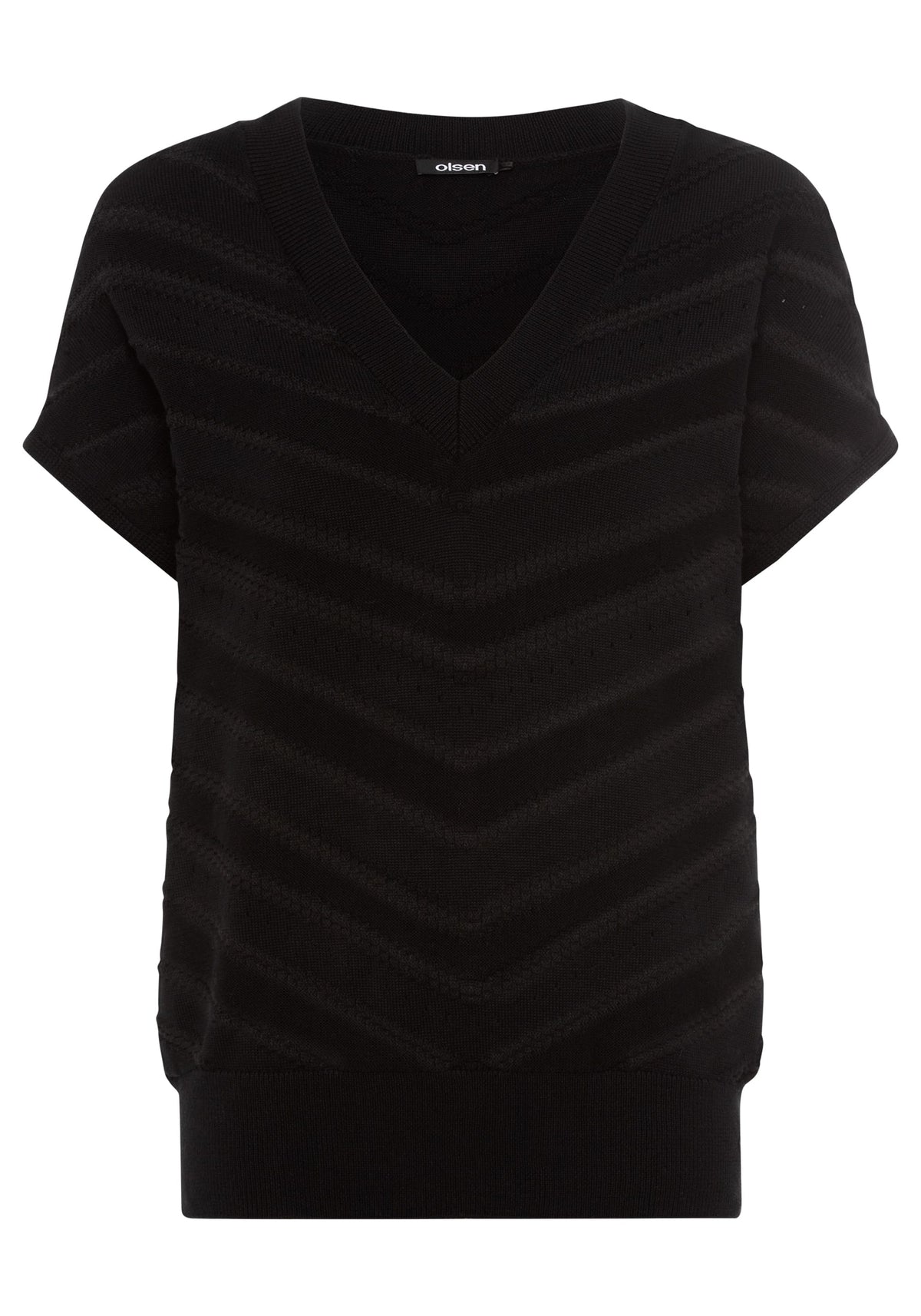 Stitch Interest Sleeve Sweater