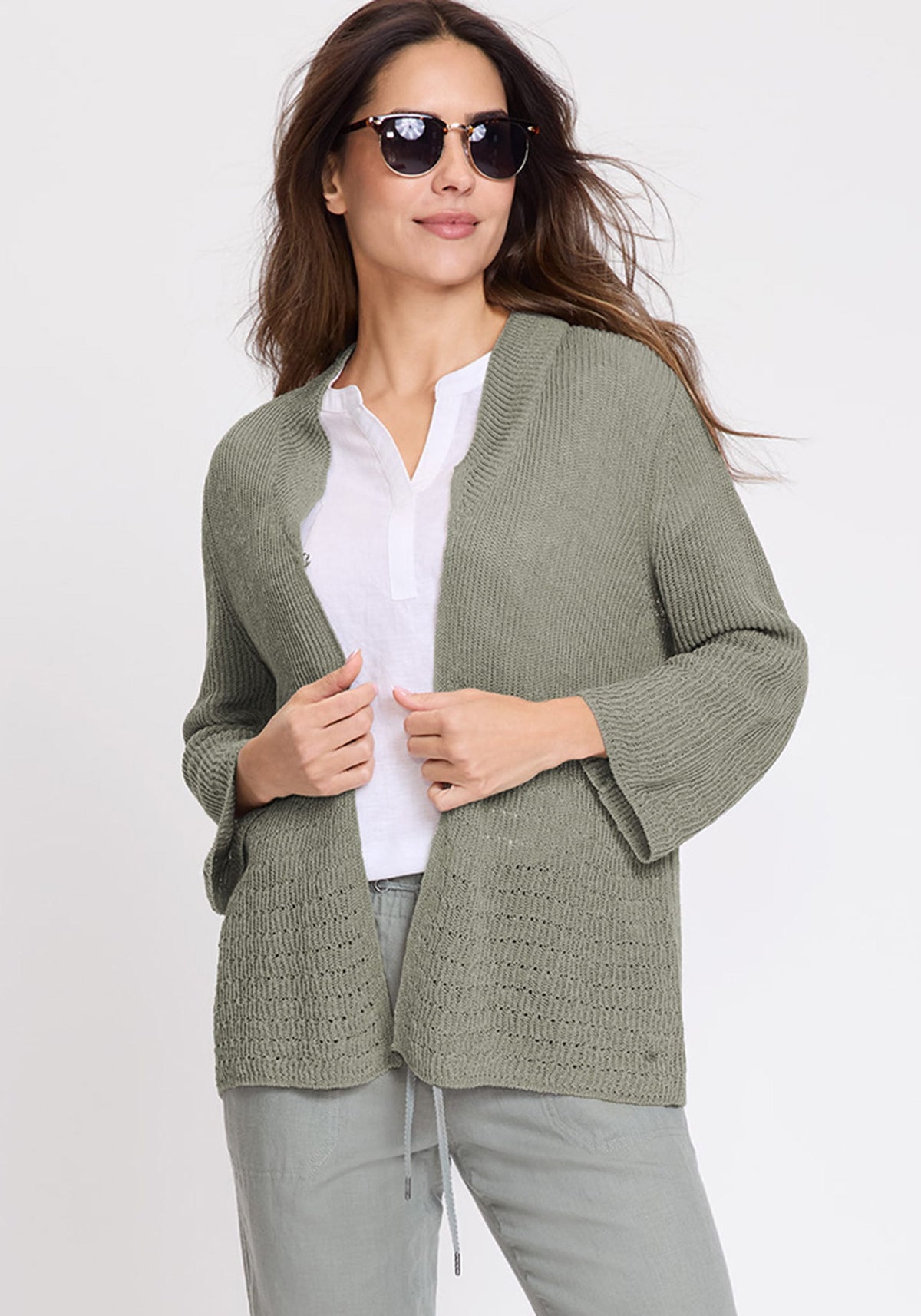 Open Front Cardigan