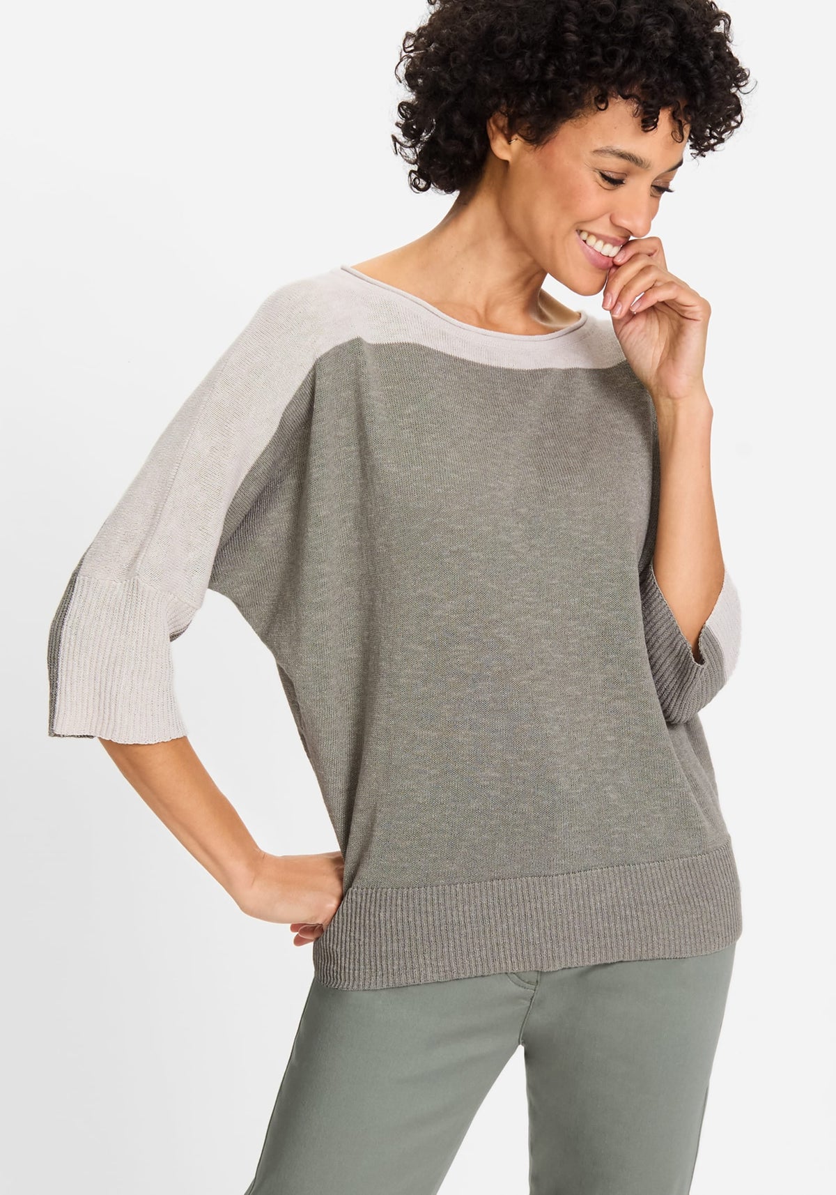 Dolman Sleeve Boatneck Sweater