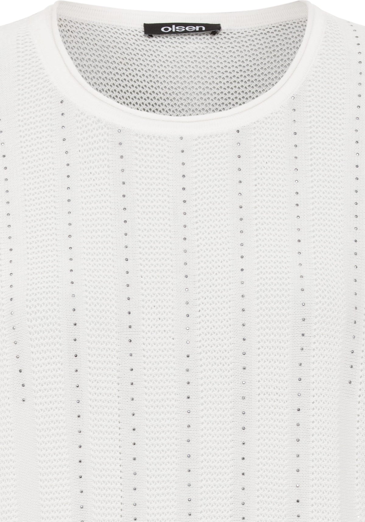 Embellished Waffle Knit Pullover
