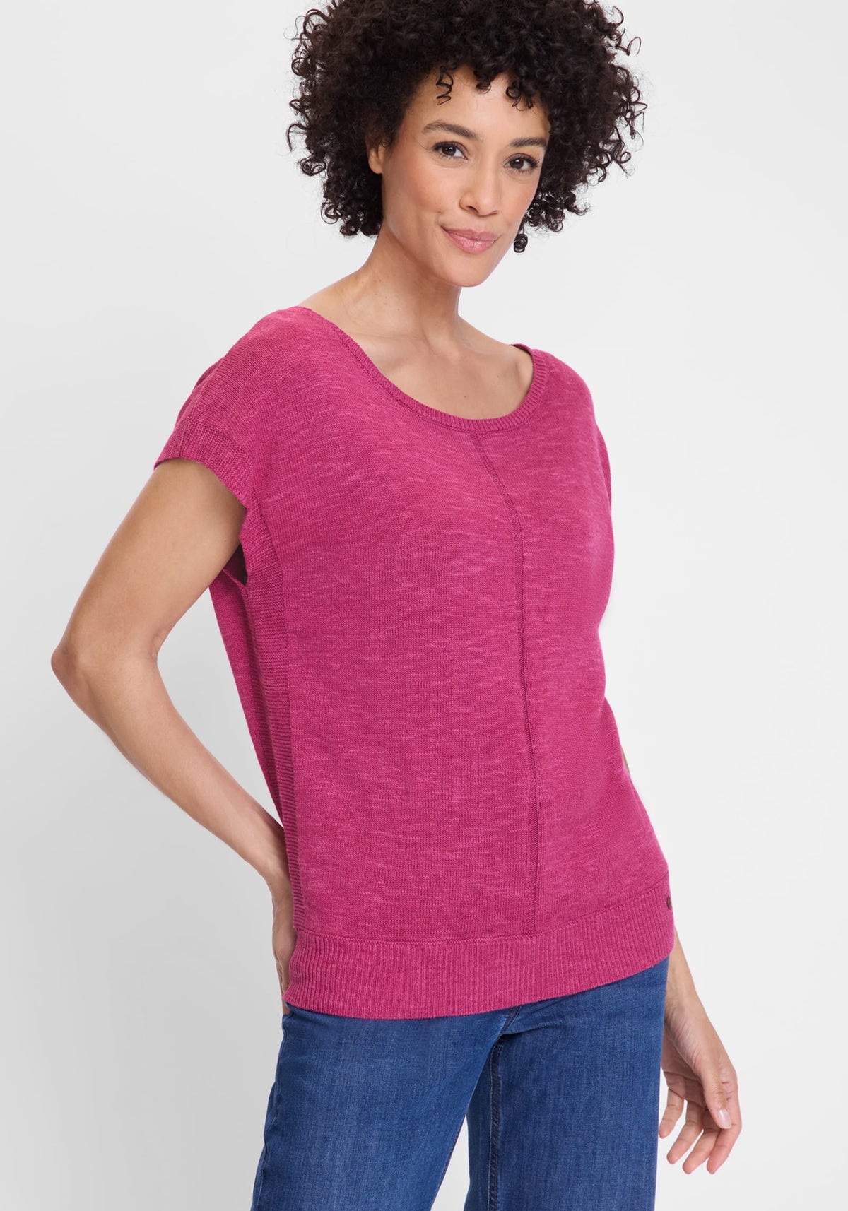 Sleeveless Boat Neck Dolman Pullover