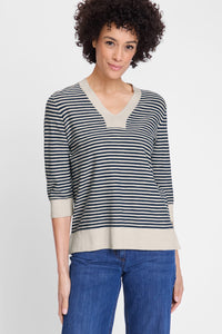 Striped Cotton Pullover